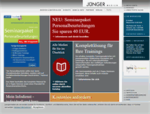 Tablet Screenshot of juengermedien.de